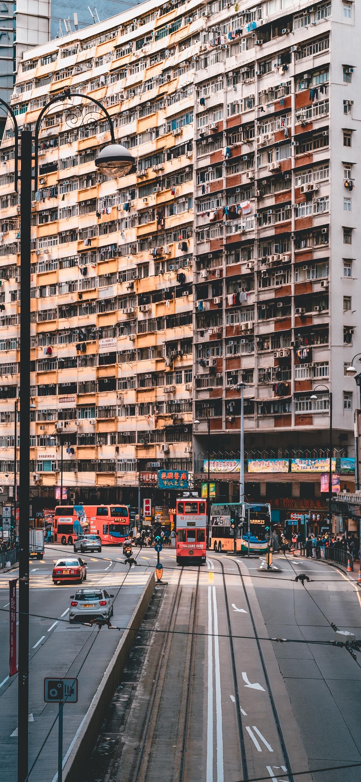 香港街头风景建筑手机壁纸