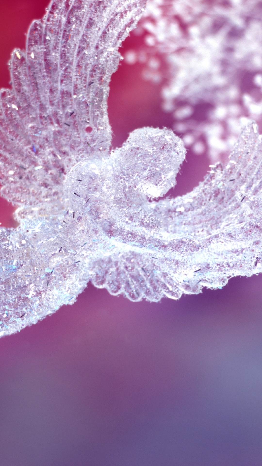 大雪节气之雪花美景手机壁纸