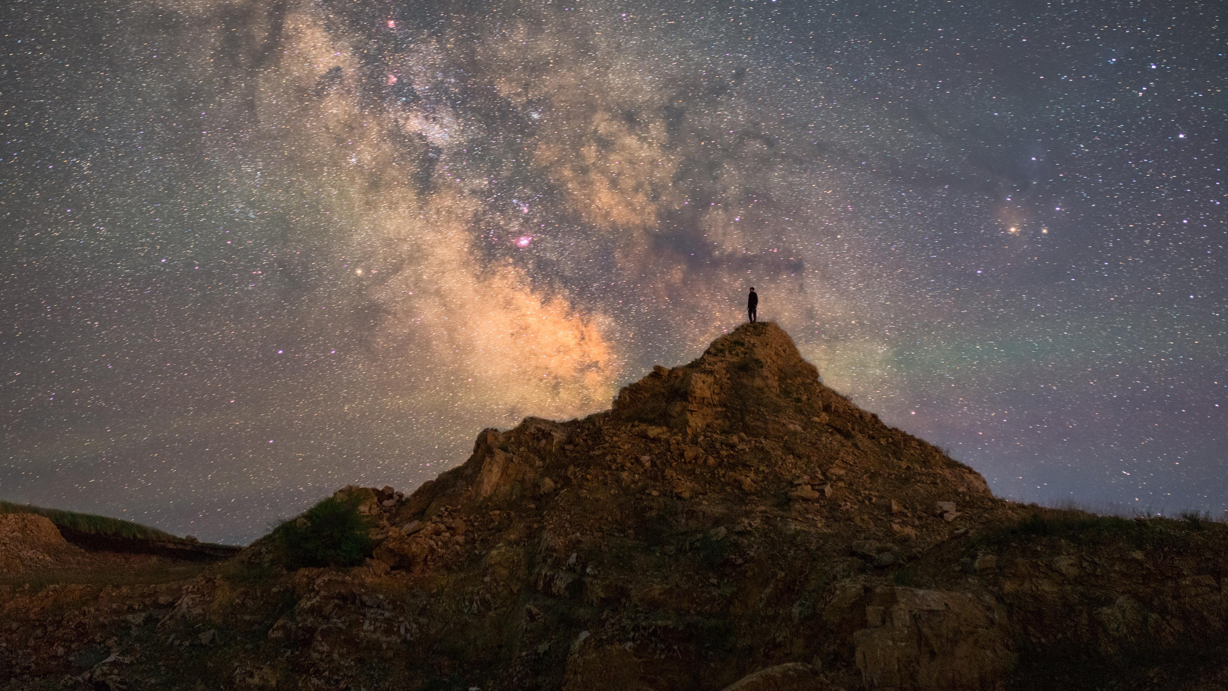 璀璨美丽的星空图片桌面壁纸