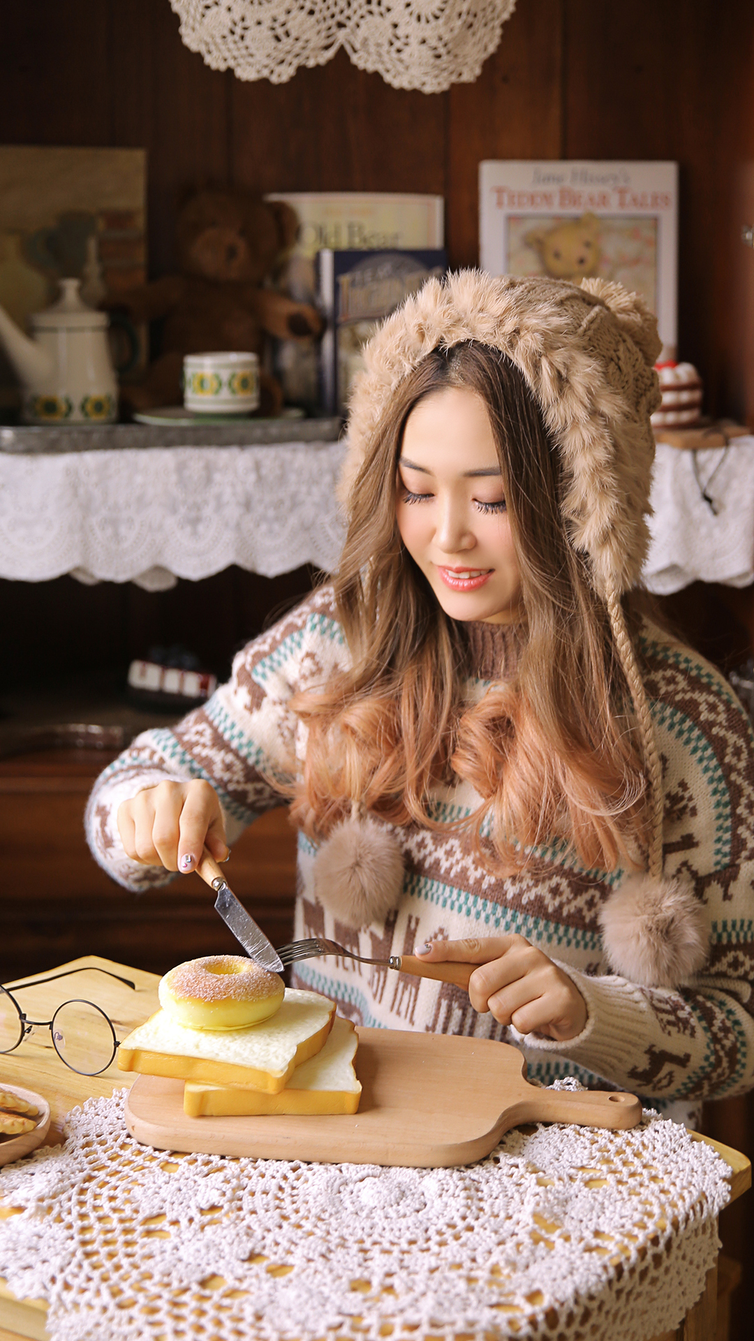 清新迷人美女写真手机壁纸