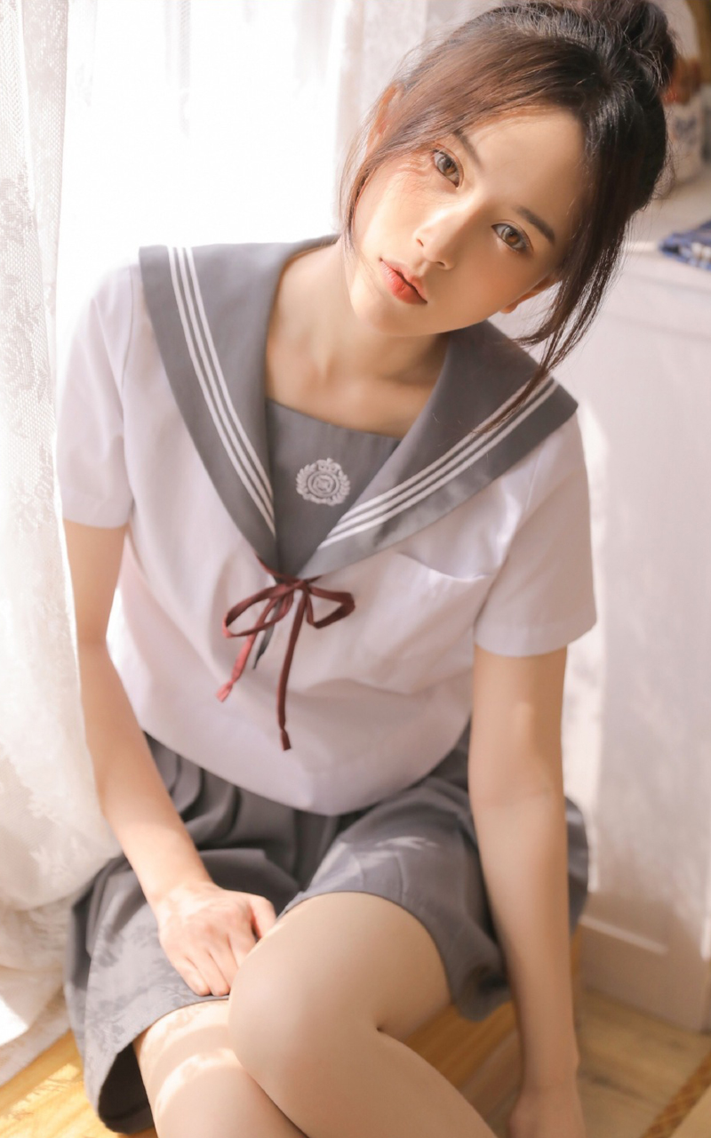 高清性感的学院制服美女写真