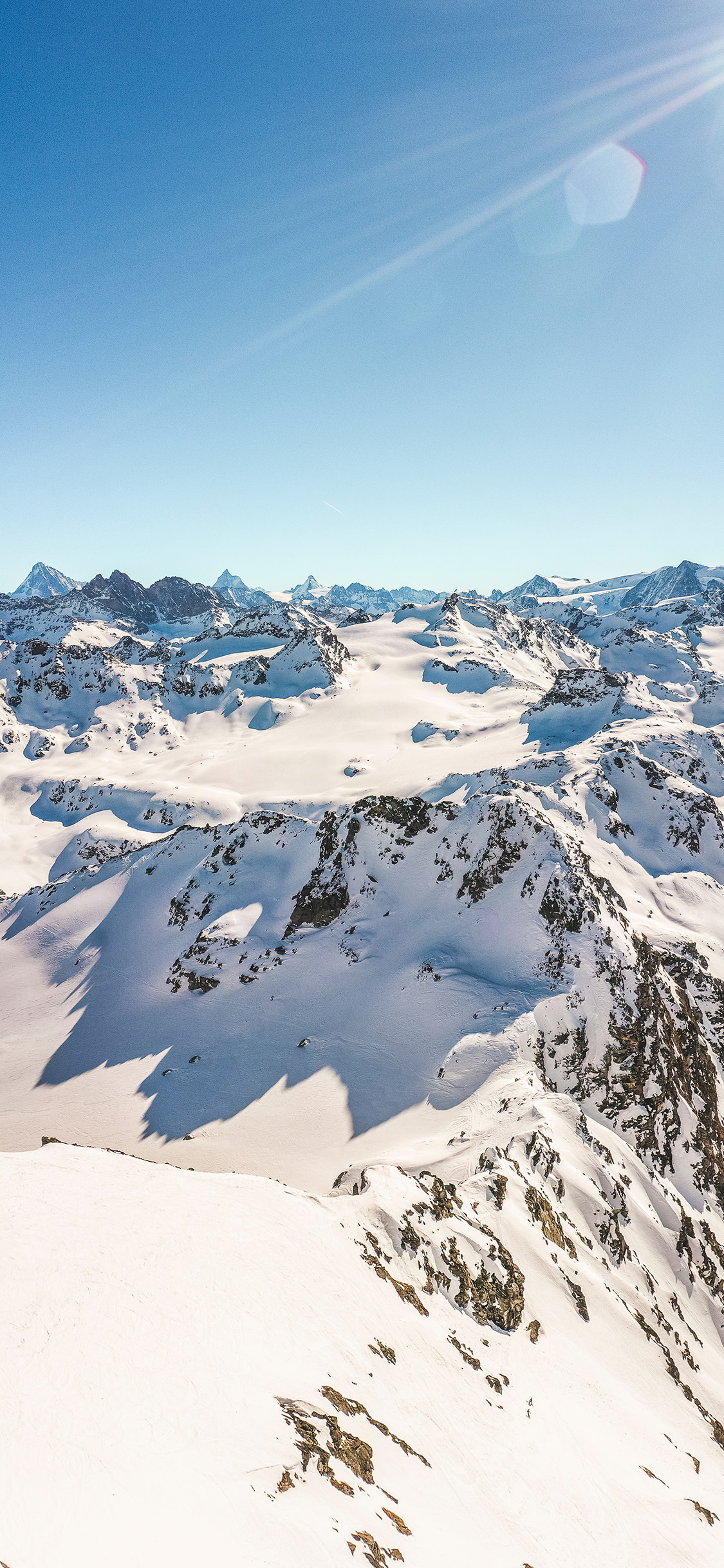 雪山壮丽风景手机壁纸