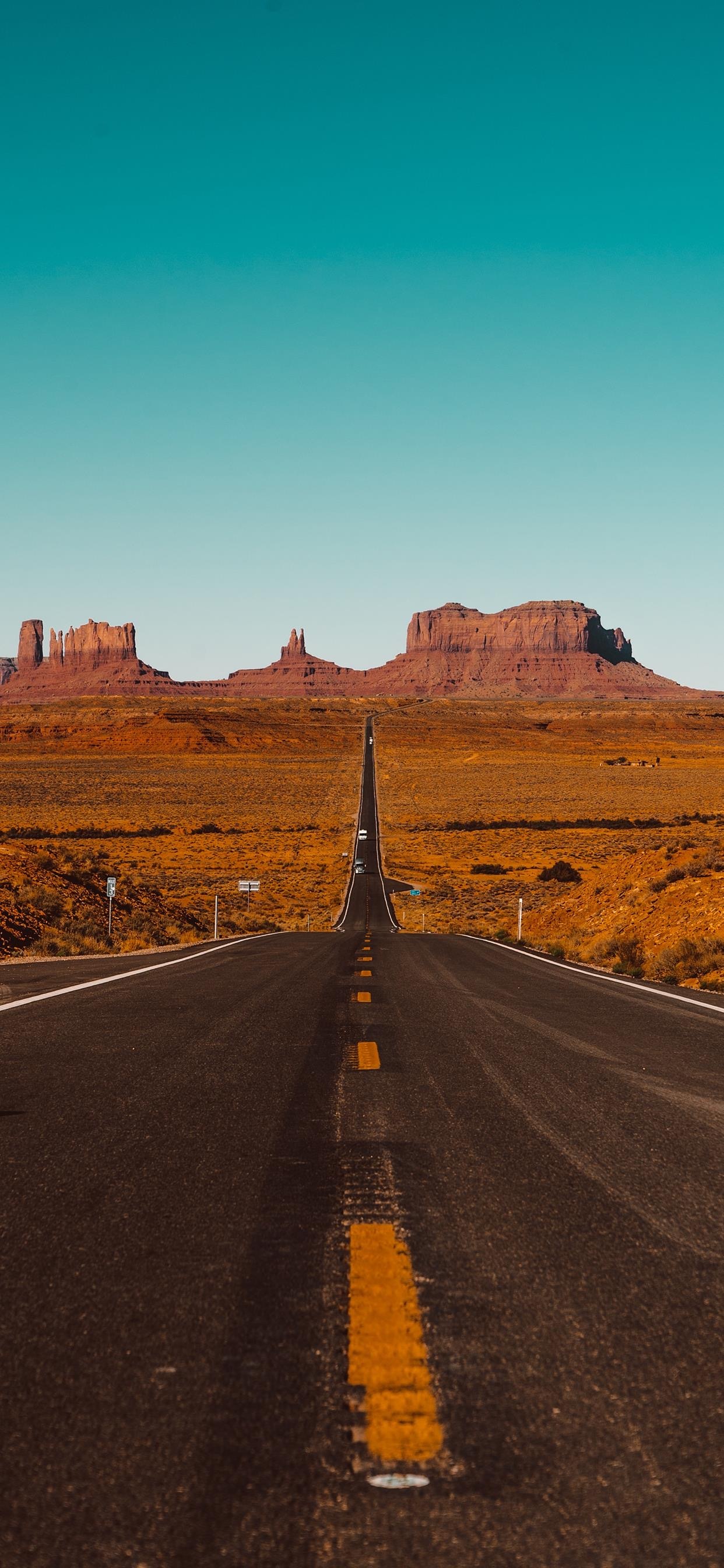 道路风景图片手机壁纸