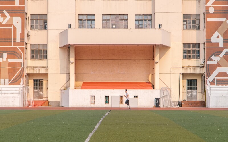 华东师范大学校园风景图片