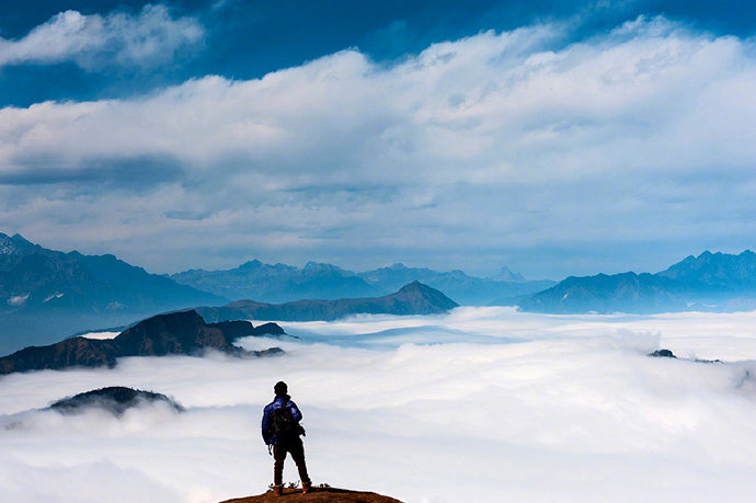 牛背山风景图片