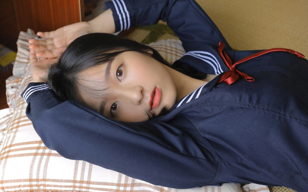 高清JK制服美女学生妹子写真图片