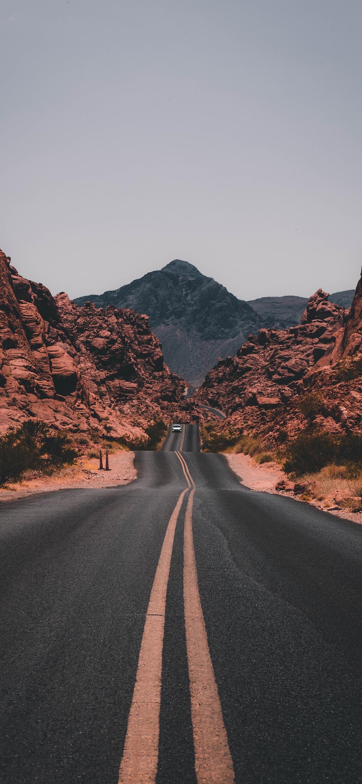 道路风景图片手机壁纸