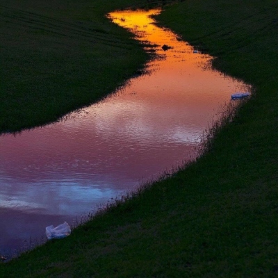 夕阳日落唯美风景头像图片