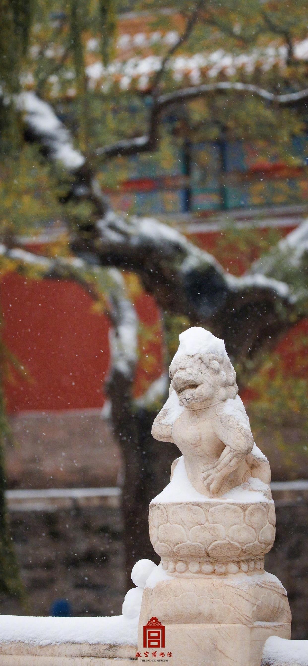 故宫雪景风景手机壁纸