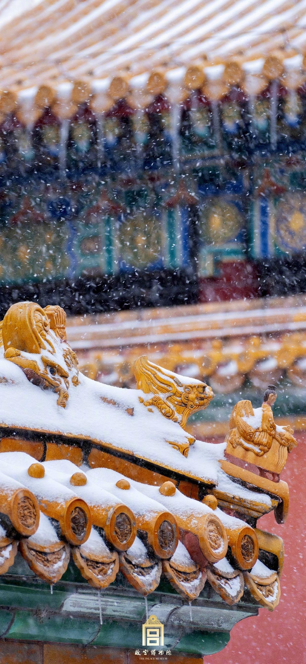 故宫雪景风景手机壁纸