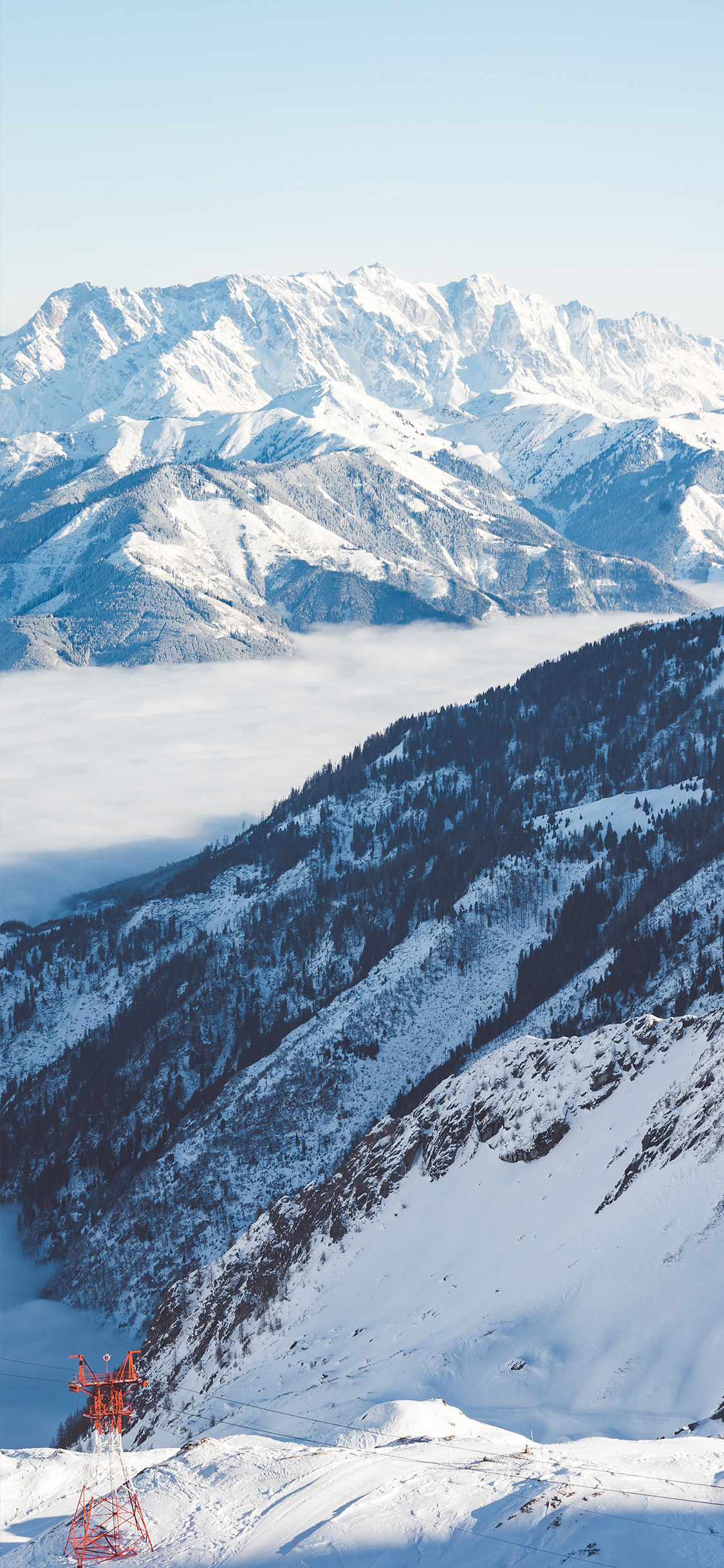 雪山壮丽风景手机壁纸