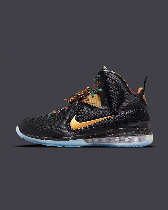 耐克LeBron9王座款局部细节图