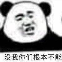 没我你们根本不能熊猫头表情包