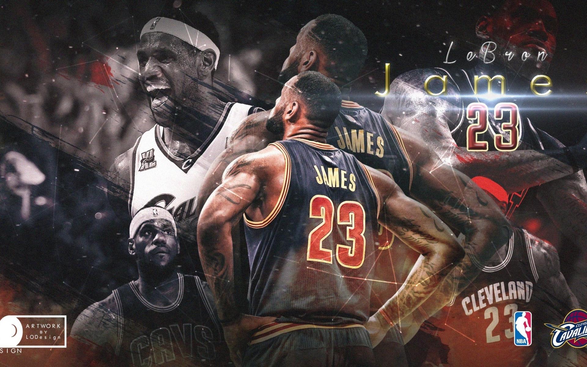NBA超级巨星勒布朗·詹姆斯图片桌面壁纸