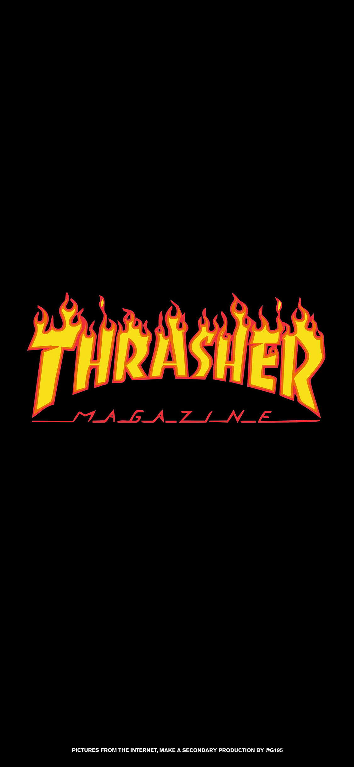 Thrasher潮牌创意手机壁纸