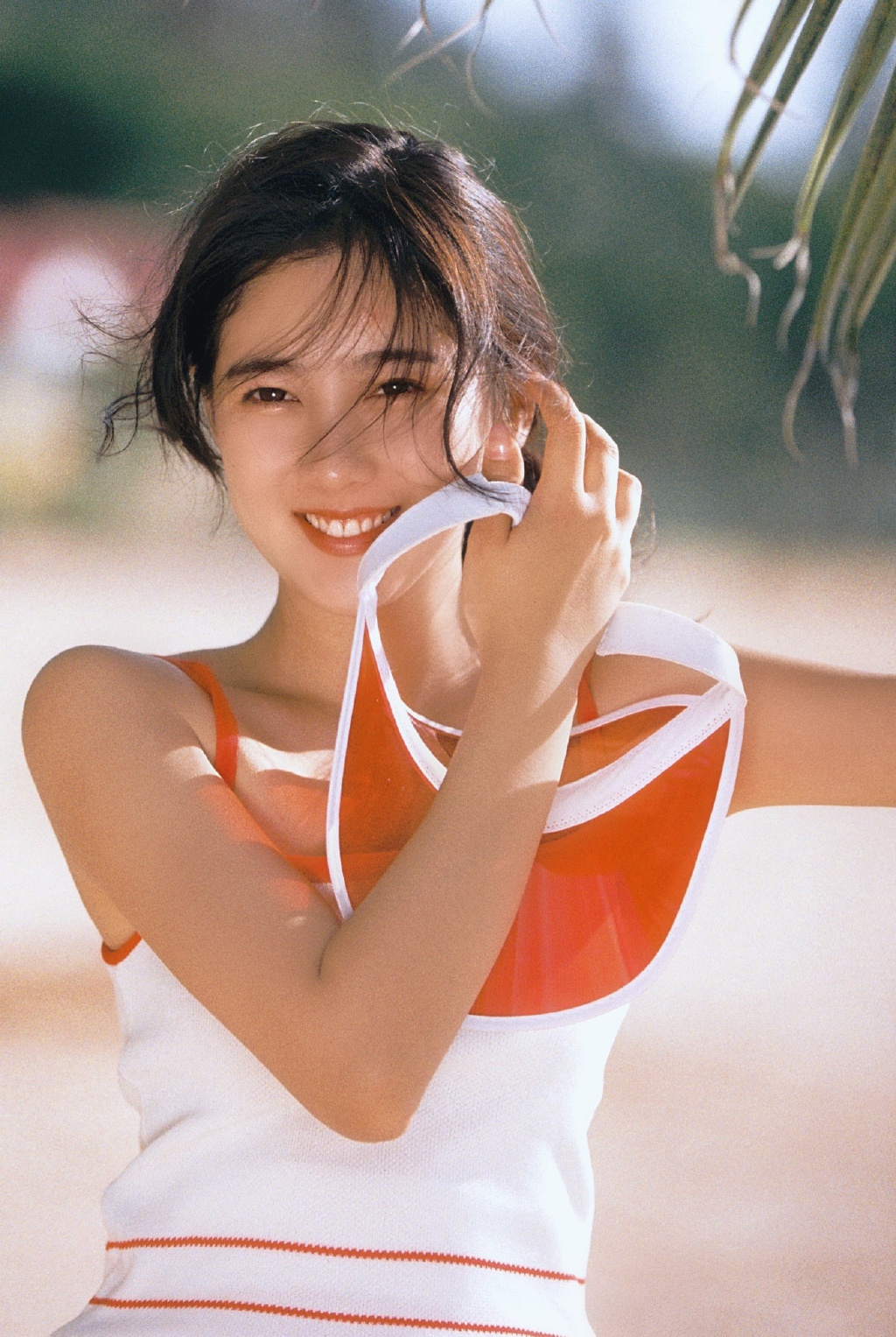 日系美女夏天胶片风写真照片