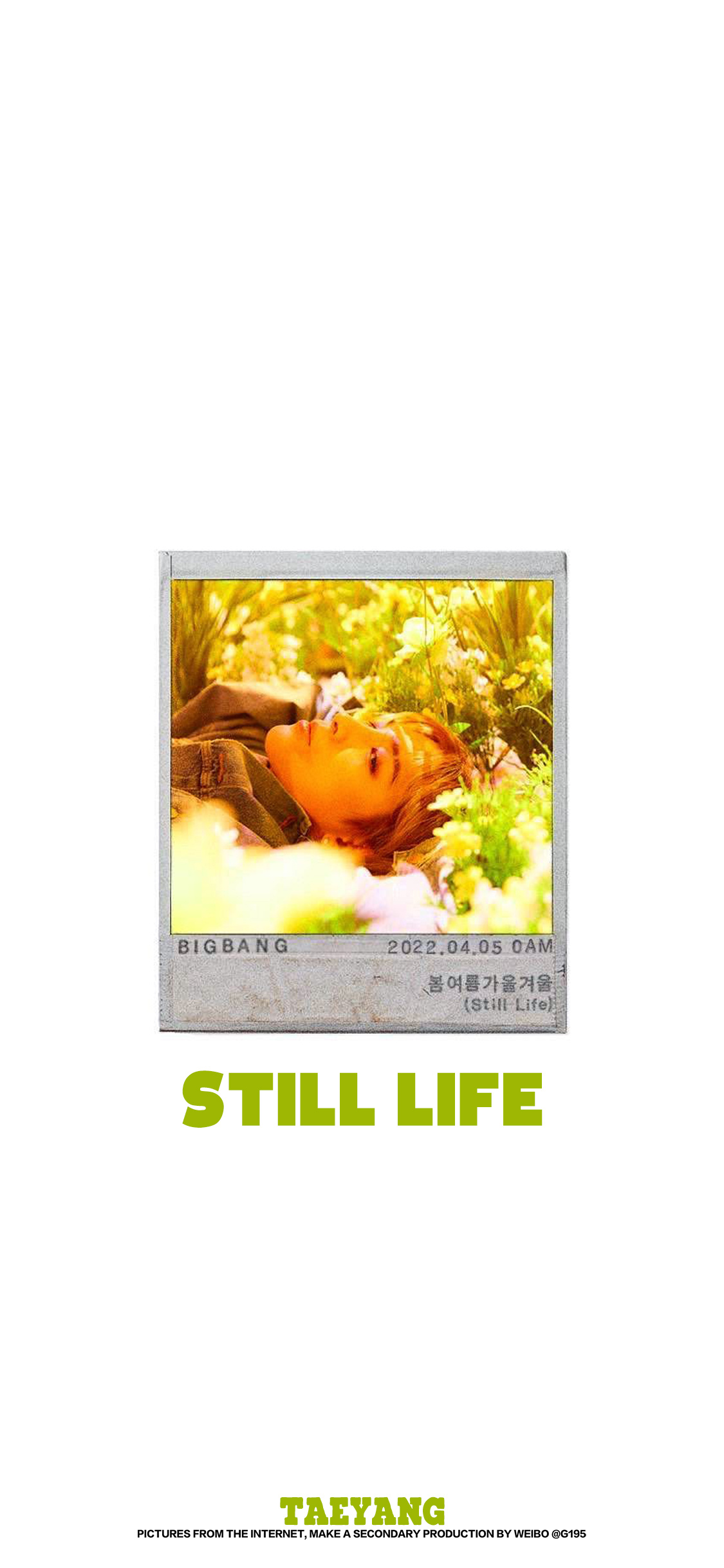 Bigbang新歌StillLife创意手机壁纸