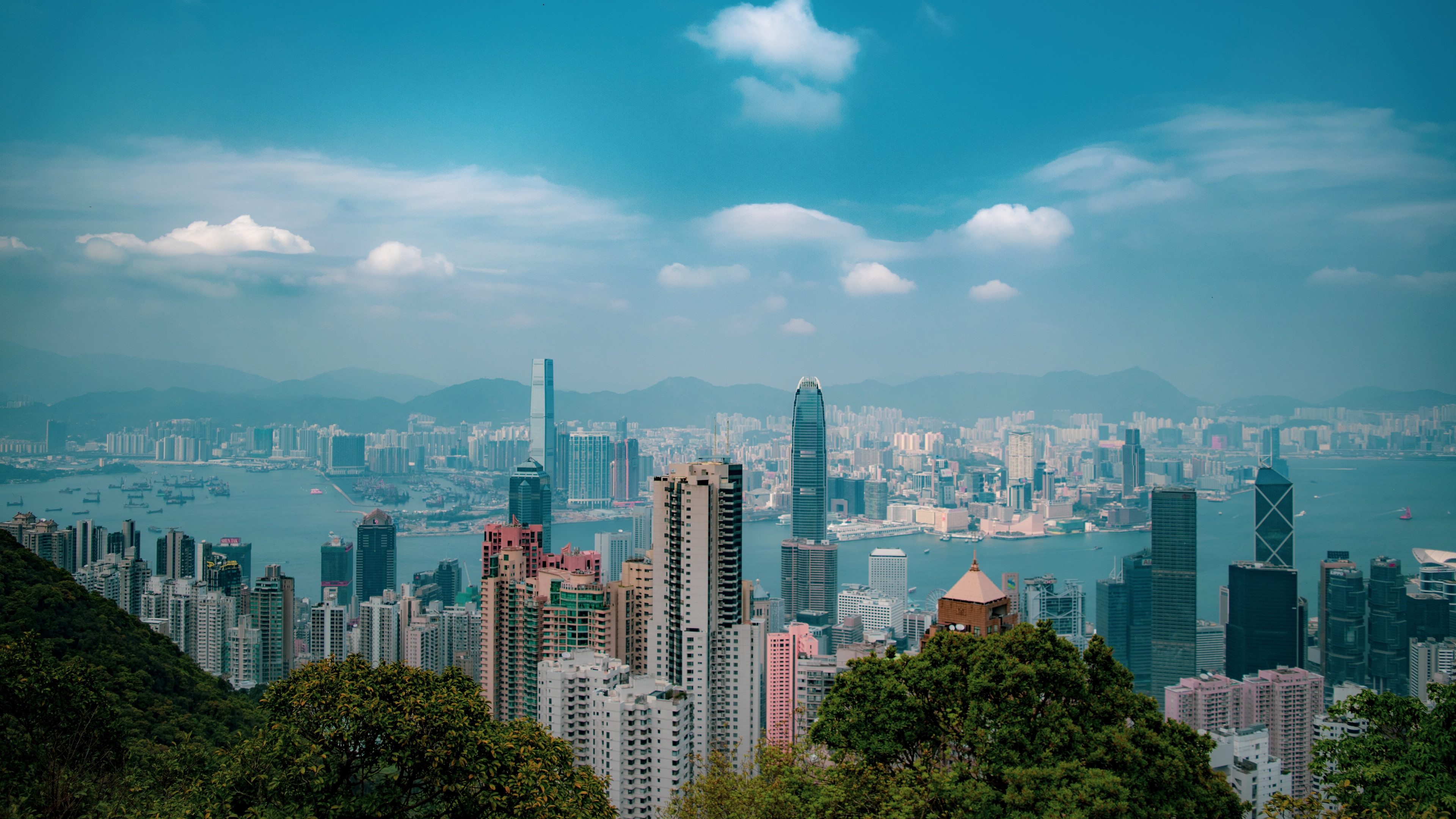 香港建筑风景图片桌面壁纸