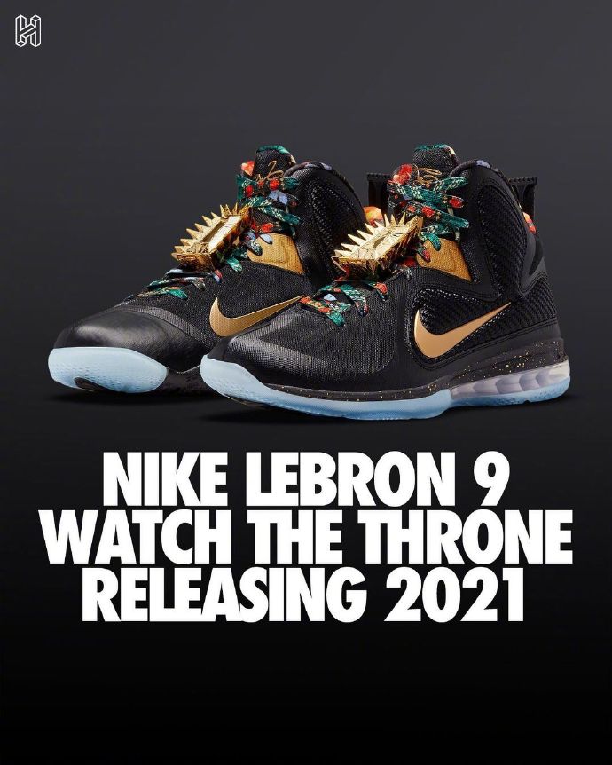 耐克LeBron9王座款局部细节图