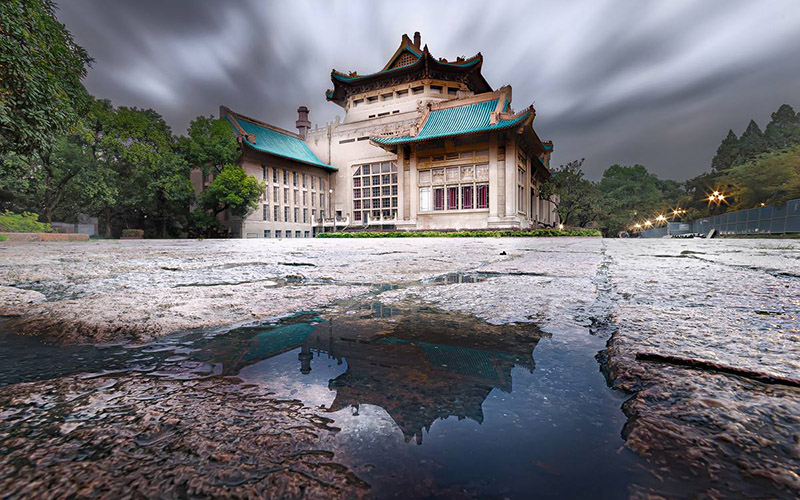 武汉大学校园风景图片