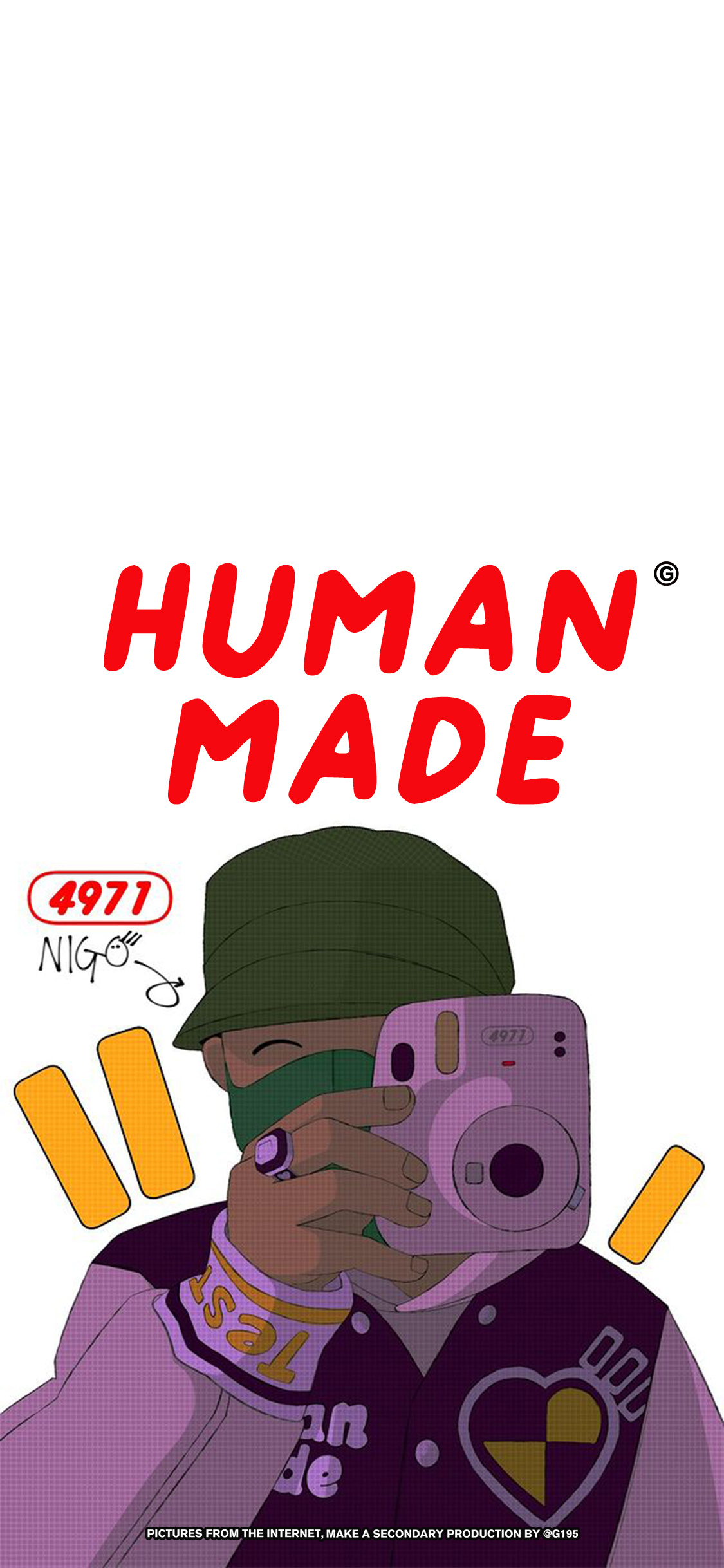 HumanMade联名ASAP手机壁纸