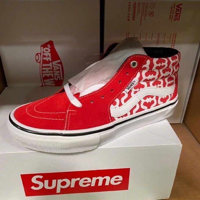 Vans联名Supreme实物一览