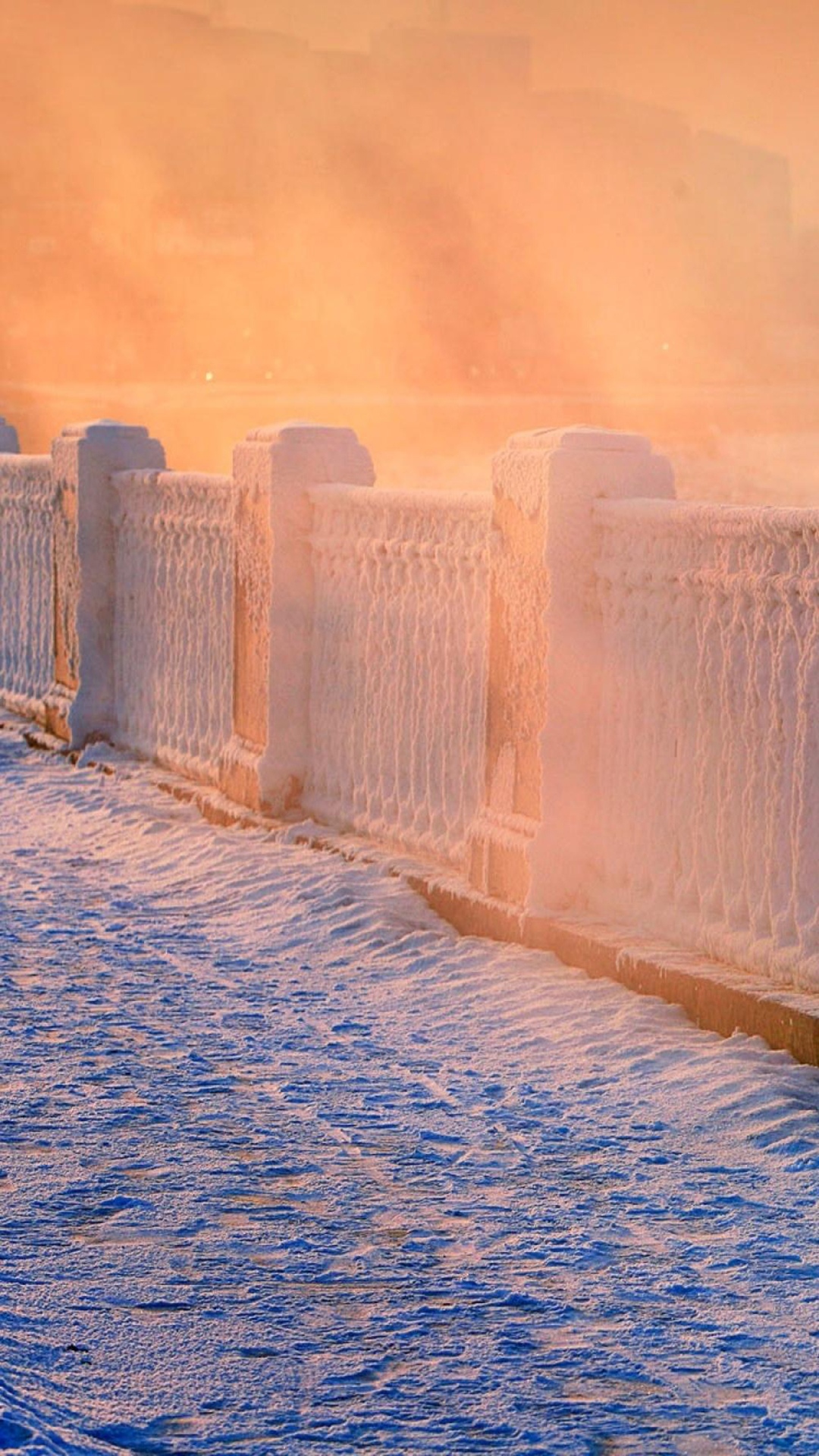 大雪节气之雪花美景手机壁纸