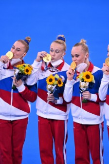 俄罗斯体操女子团体金牌
