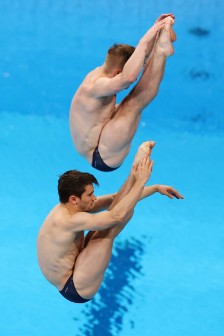 男子双人3米跳板国外选手极清美图