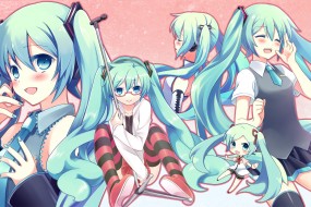 初音未来人物桌面高清壁纸