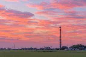 落日夕阳唯美ipad锁屏壁纸